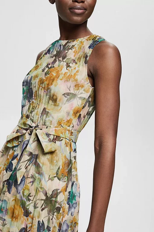 Esprit Chiffon Dress Offwhite