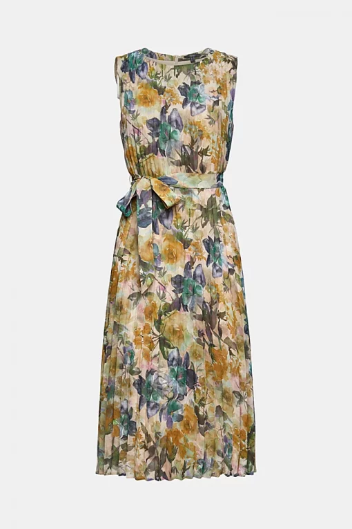 Esprit Chiffon Dress Offwhite