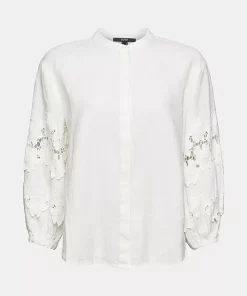 Esprit Linen Blouse Offwhite
