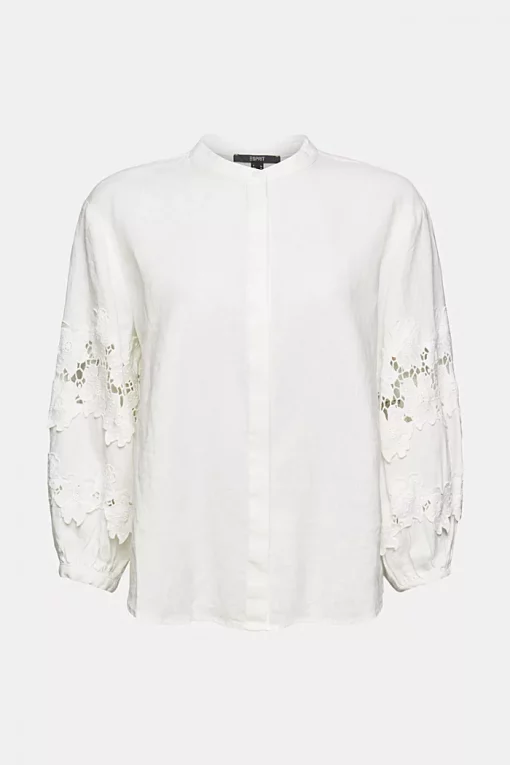 Esprit Linen Blouse Offwhite