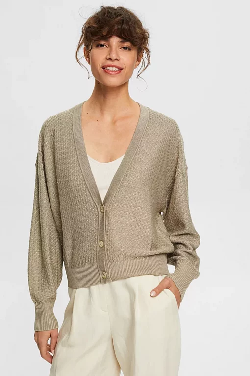 Esprit Batwing Cardigan Khaki Green