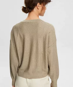 Esprit Batwing Cardigan Khaki Green