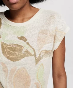 Esprit Linen T-Shirt Light Beige