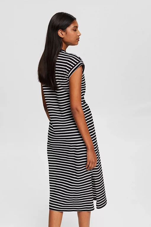 Esprit Jersey Dress Black/White