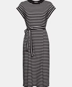 Esprit Jersey Dress Balck/White