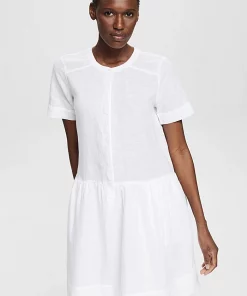Esprit Linen Dress White