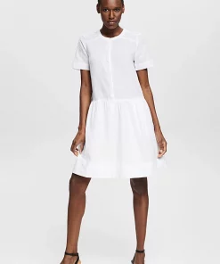 Esprit Linen Dress White