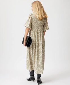 Gestuz Andagz Long Dress Overland Trek Tiger