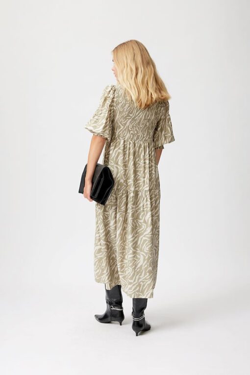 Gestuz Andagz Long Dress Overland Trek Tiger