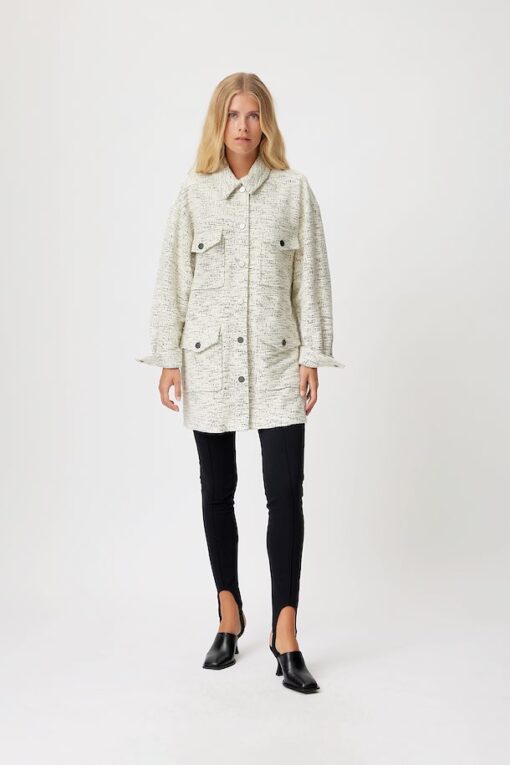 Gestuz Saliagz Overshirt Salt/Pepper
