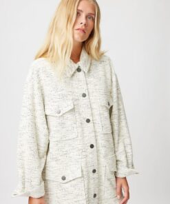 Gestuz Saliagz Overshirt Salt/Pepper