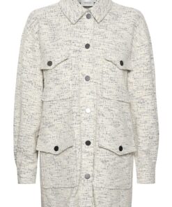 Gestuz Saliagz Overshirt Salt/Pepper