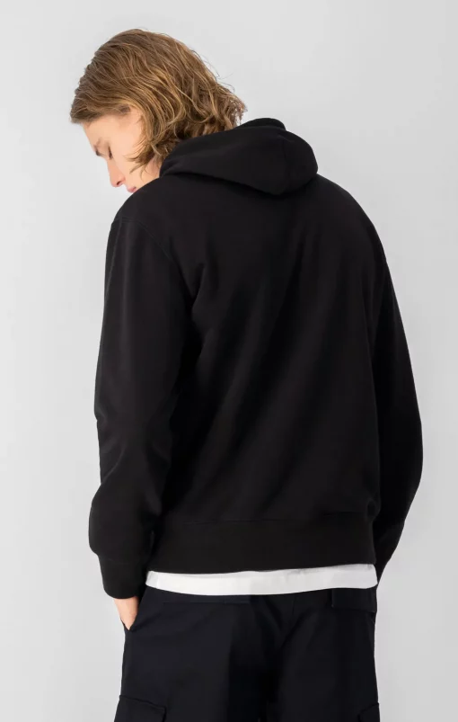 Champion Script Logo Hoodie Black
