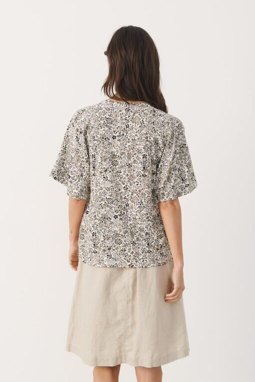 Part Two Petina Blouse Vetiver Painted Flower