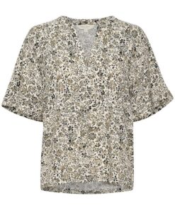 Part Two Petina Blouse Vetiver Painted Flower