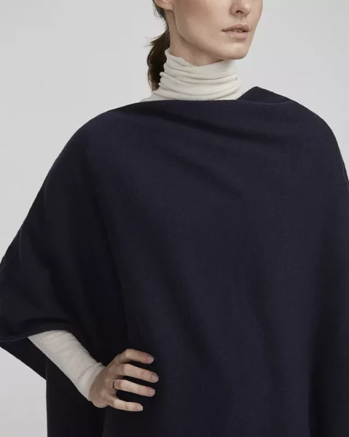 Holebrook Sofie Poncho Dark Navy