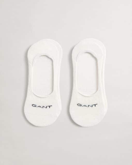 Gant Woman 2-Pack Invisible Socks Eggshell