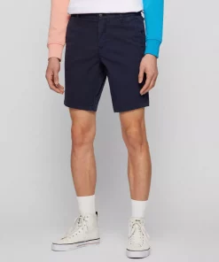 Hugo Boss Schino Slim Fit Shorts Dark Blue