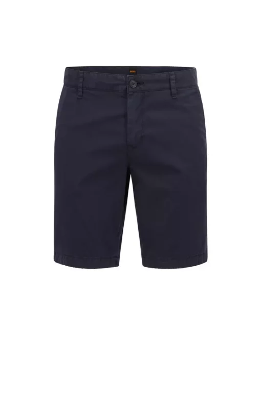 Boss Schino Slim Fit Shorts Dark Blue