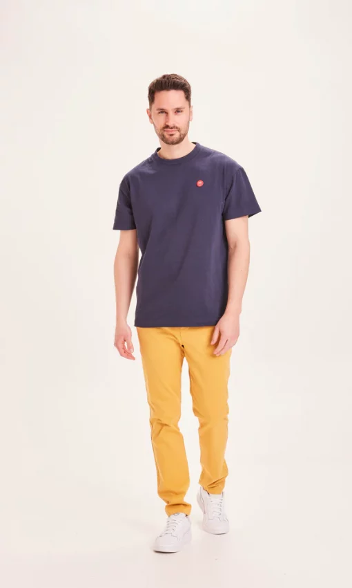 Knowledge Cotton Apparel Joe Slim Chino Pants Honey Gold