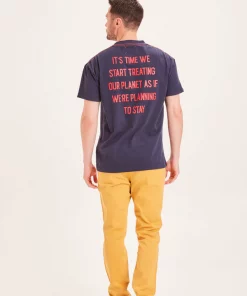 Knowledge Cotton Apparel Joe Slim Chino Pants Honey Gold
