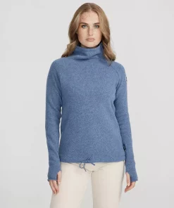 Holebrook Martina Windproof Sweater Fade Blue