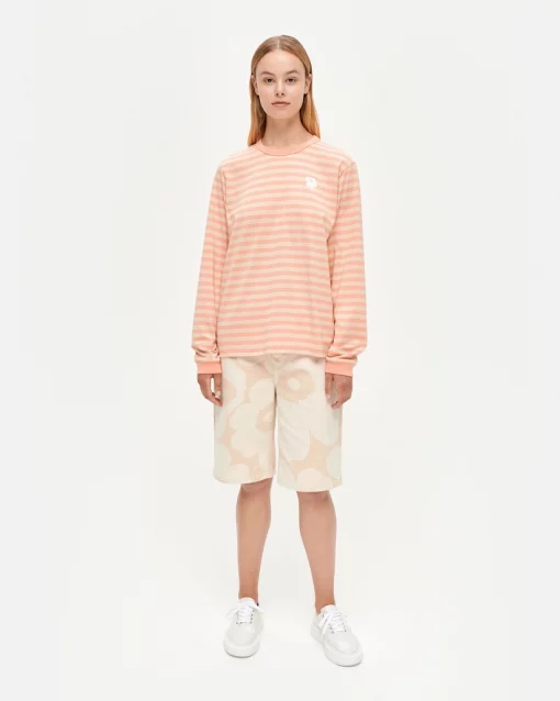 Marimekko Kioski Esja Tasaraita Unikko Shirt