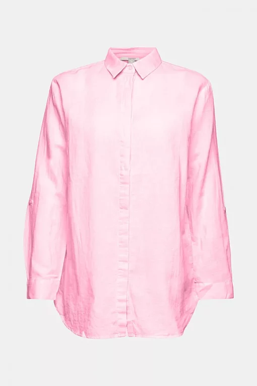 Esprit Linen Blouse Pink
