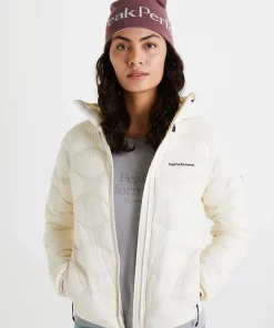 Peak Performance Helium Hood Jacket Women Vintage White