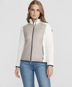 Holebrook Mimmi Fullzip Windproof Off White/Khaki
