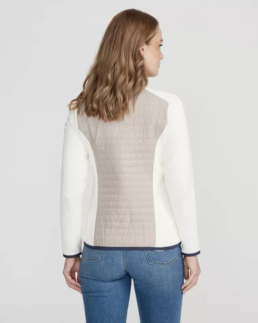 Holebrook Mimmi Fullzip Windproof Off White/Khaki