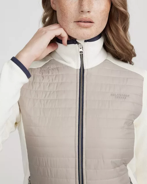 Holebrook Mimmi Fullzip Windproof Off White/Khaki
