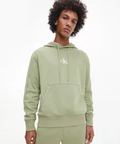 Calvin Klein Monogram Hoodie Faded Olive