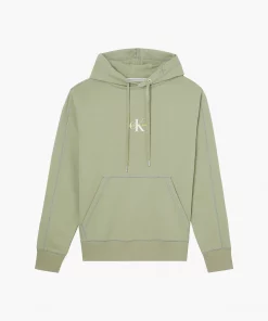 Calvin Klein Monogram Hoodie Faded Olive