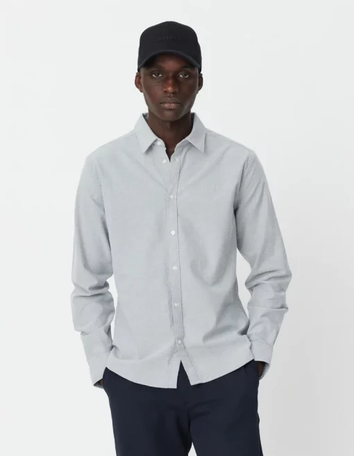 Les Deux Christoph LW Oxford Shirt Ice Blue