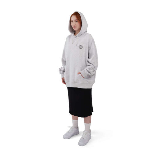 Makia Dizzy Hooded Sweatshirt Light Grey