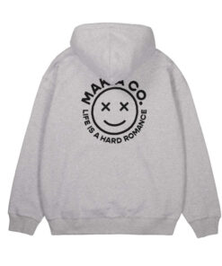 Makia Dizzy Hooded Sweatshirt Light Grey