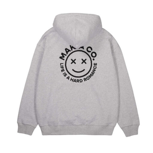 Makia Dizzy Hooded Sweatshirt Light Grey