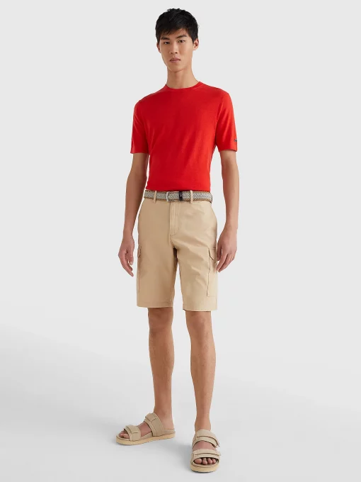 Tommy Hilfiger John Cargo Twill Shorts Clayed Pebble
