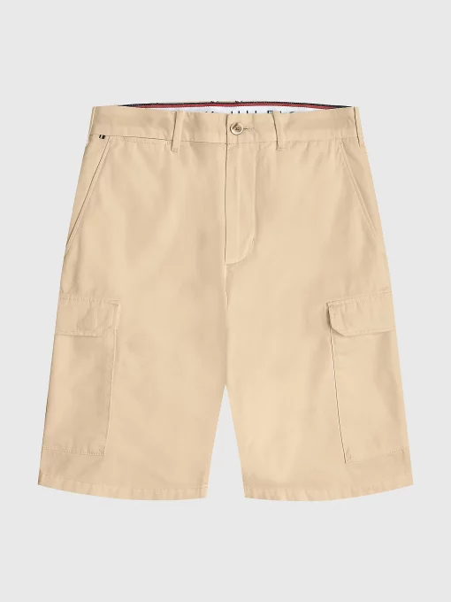 Tommy Hilfiger John Cargo Twill Shorts Clayed Pebble