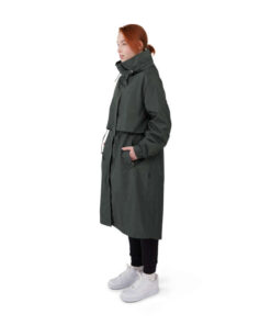 Makia Isla Coat Dark Green