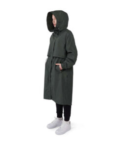 Makia Isla Coat Dark Green