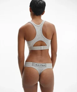 Calvin Klein Reimagine Heritage Thong Grey Heather