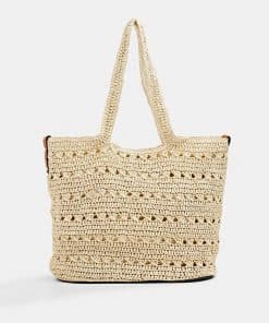 Esprit Straw Bag Light Sand