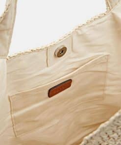 Esprit Straw Bag Light Sand