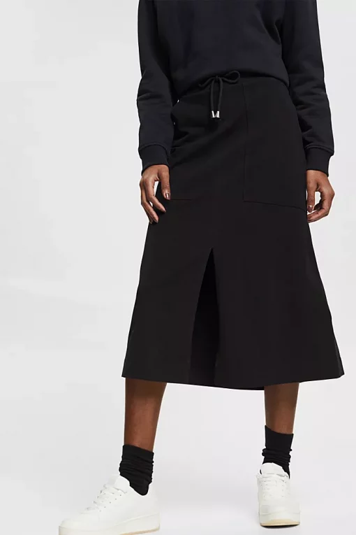 Esprit Jersey Skirt Black