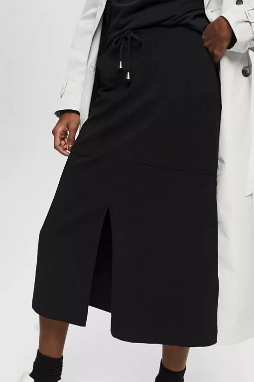Esprit Jersey Skirt Black