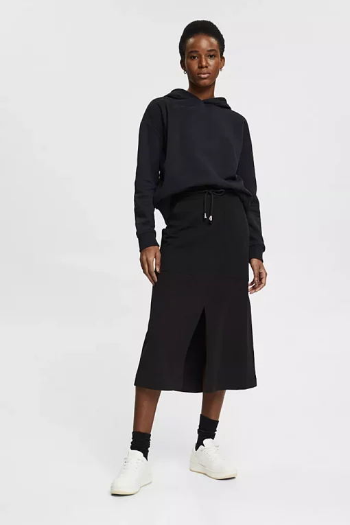 Esprit Jersey Skirt Black