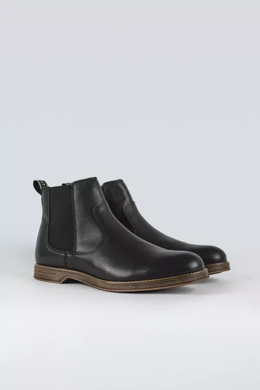 Sneaky Steve Risty Leather Shoes Black