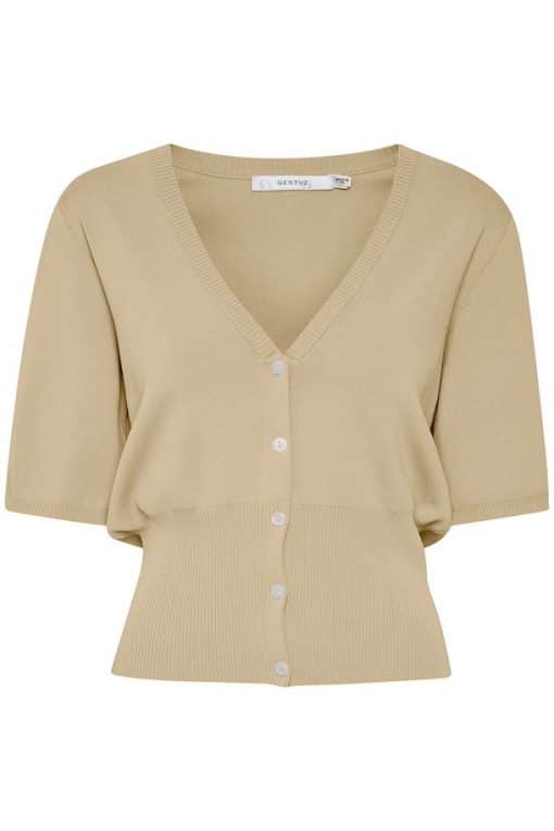 Gestuz Mattheagz Rib Cardigan Pure Cashmere